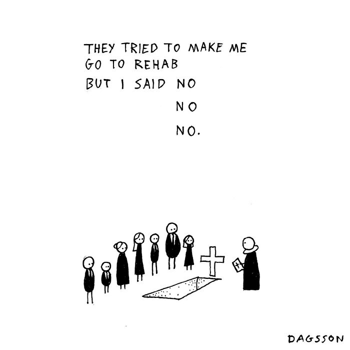 Dark Humor Comic By Hugleikur Dagsson