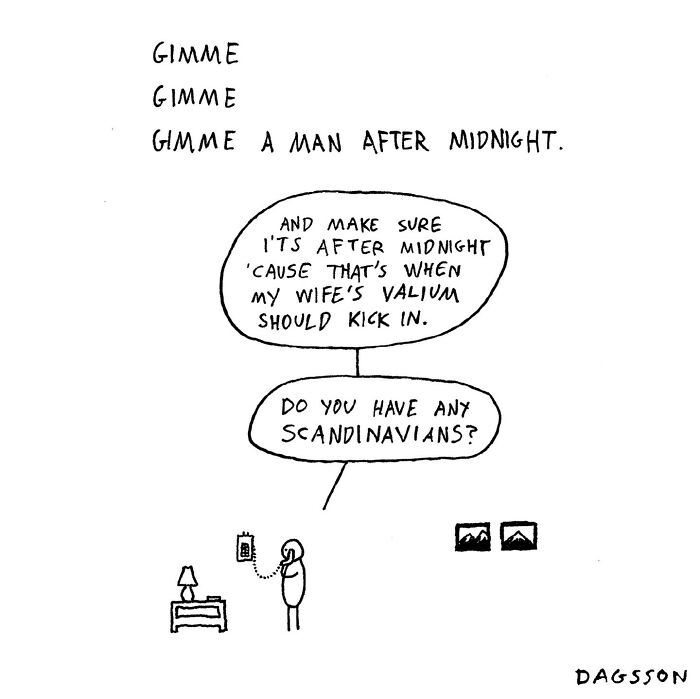 Dark Humor Comic By Hugleikur Dagsson