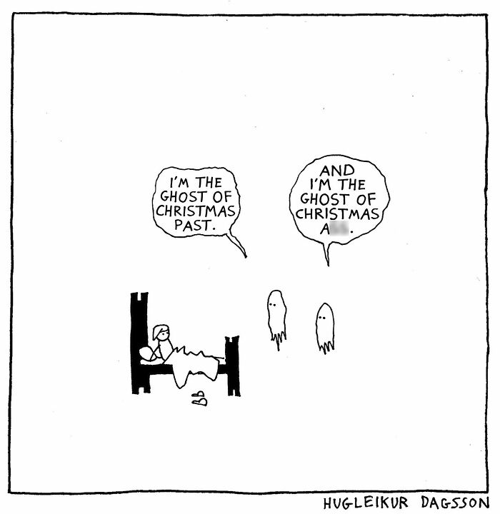 Dark Humor Comic By Hugleikur Dagsson