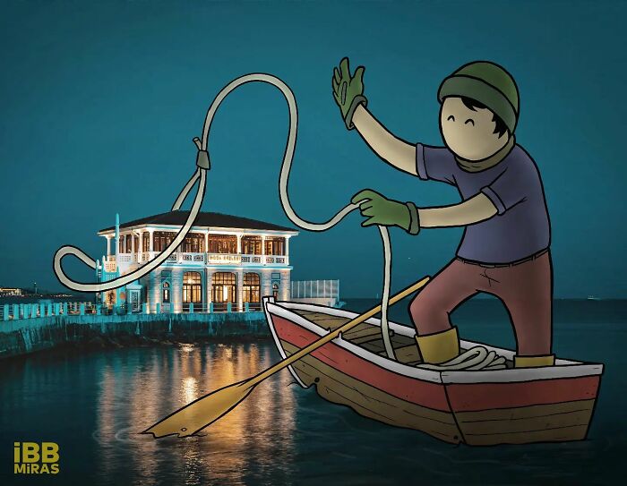 The Architect Who Inserts Fun Illustrations About Buildings And Other Constructions (New Pics)