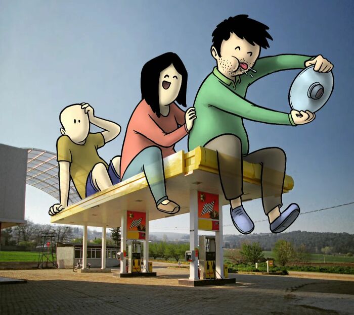 The Architect Who Inserts Fun Illustrations About Buildings And Other Constructions (New Pics)