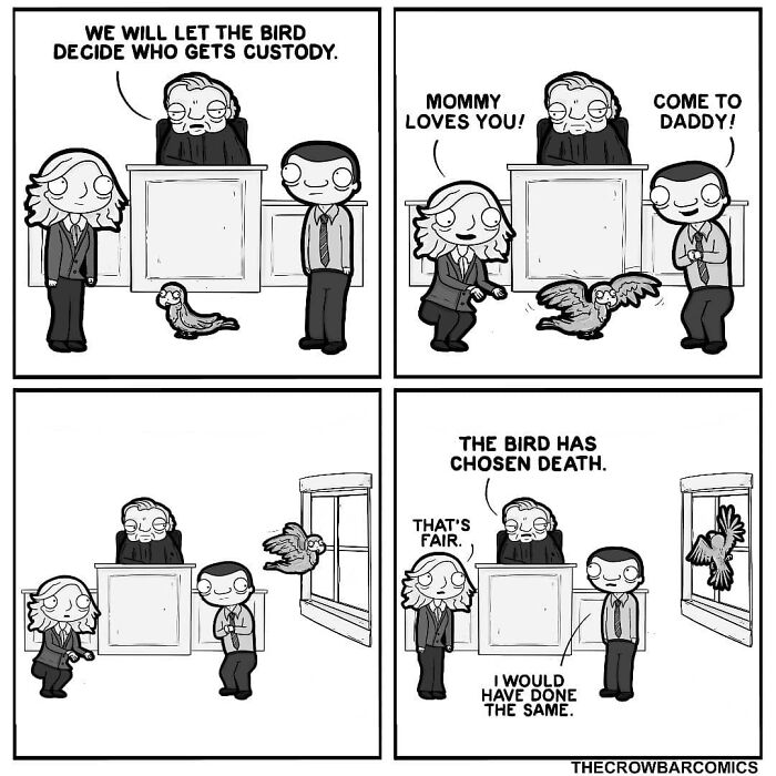 A Comic About Custody By The Crowbar Comics
