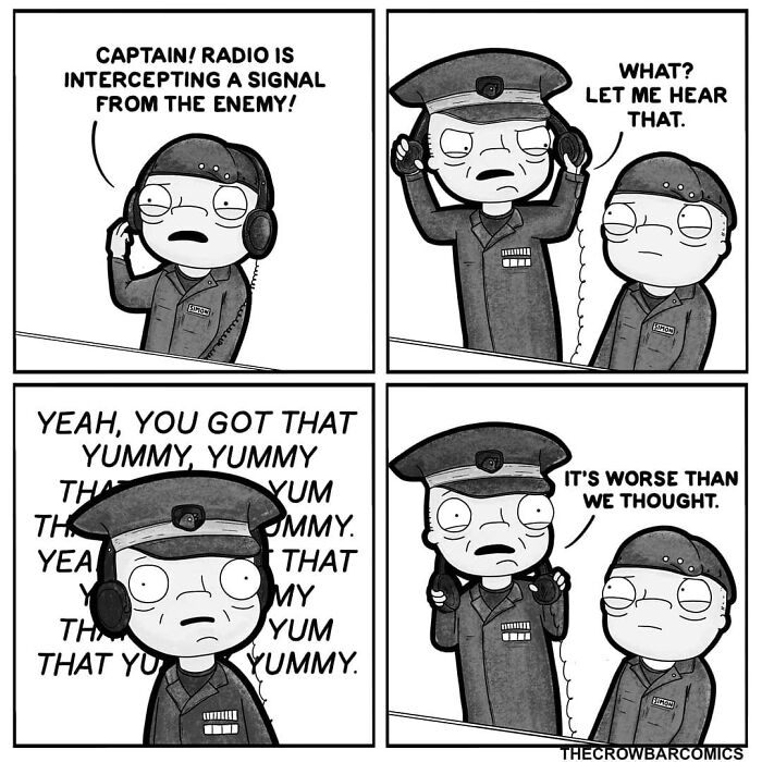 A Comic About A Signal From The Enemy By The Crowbar Comics