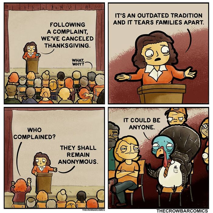 A Comic About Thanksgiving By The Crowbar Comics