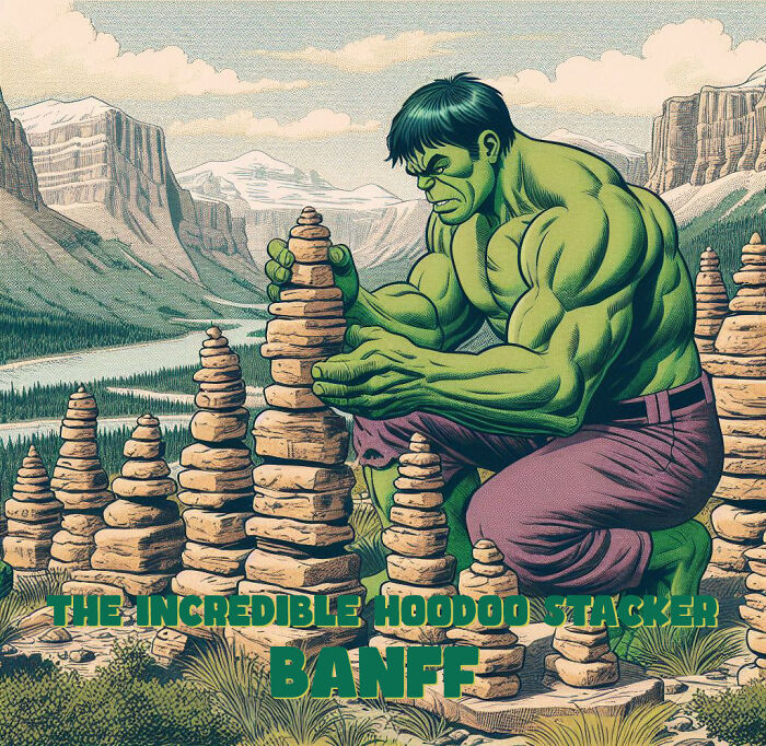 The Incredible Hoodoo Stacker In Banff