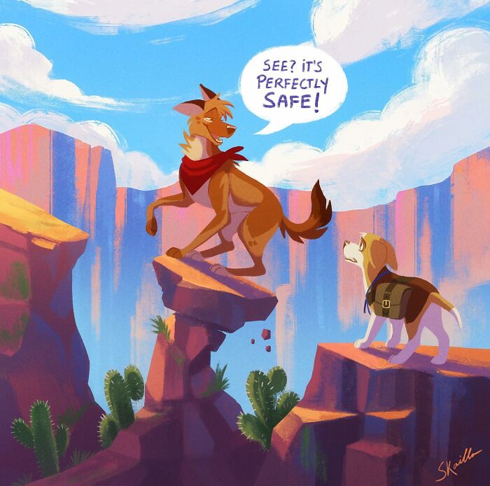 The Secret Life Of Dogs Illustrated By Skailla