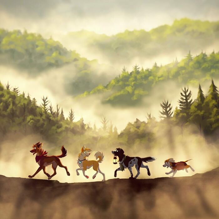 The Secret Life Of Dogs Illustrated By Skailla