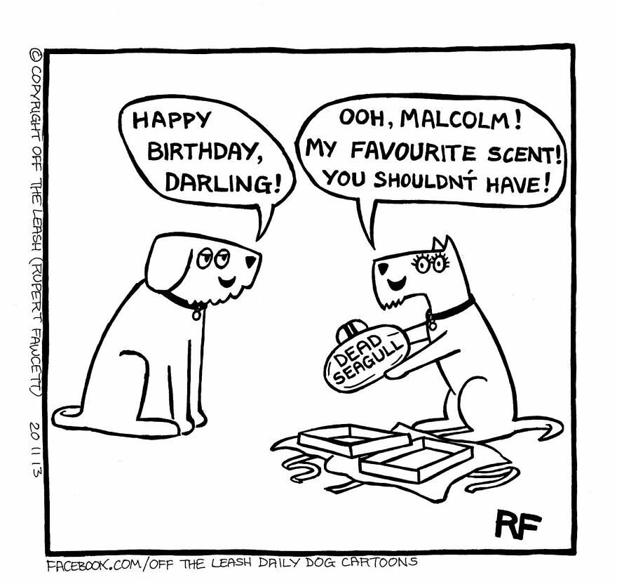 This Artist Captures Silly Moments That Happen In A Dog Owner's Life