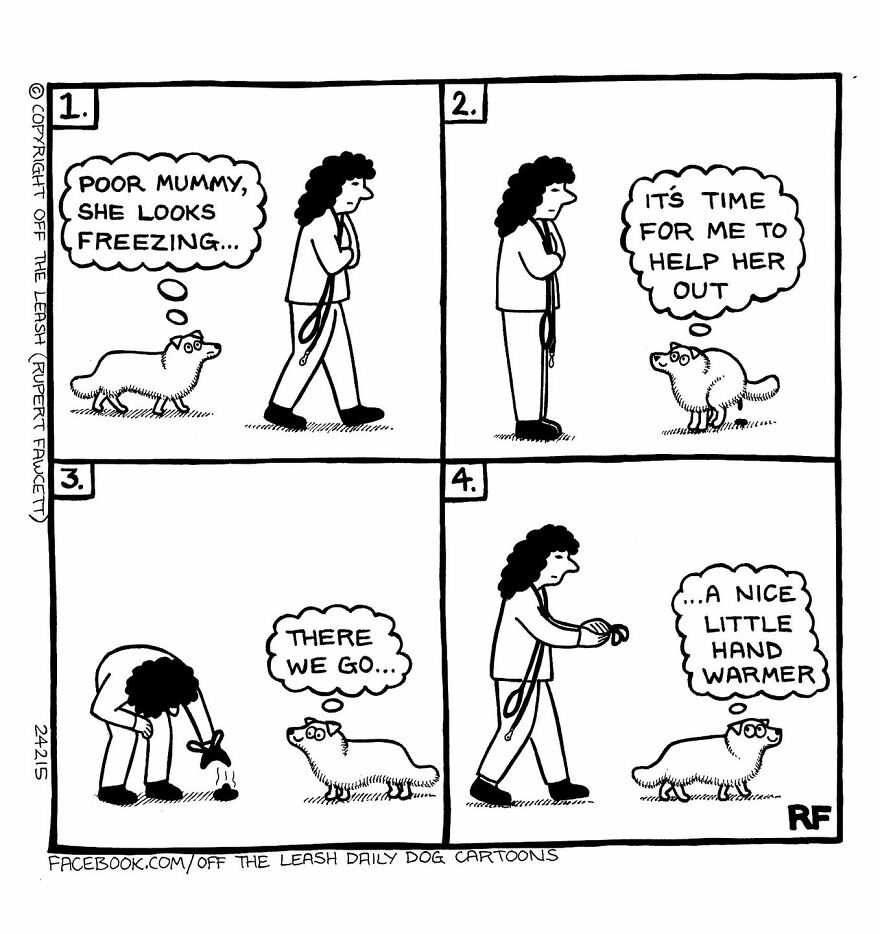 This Artist Captures Silly Moments That Happen In A Dog Owner's Life