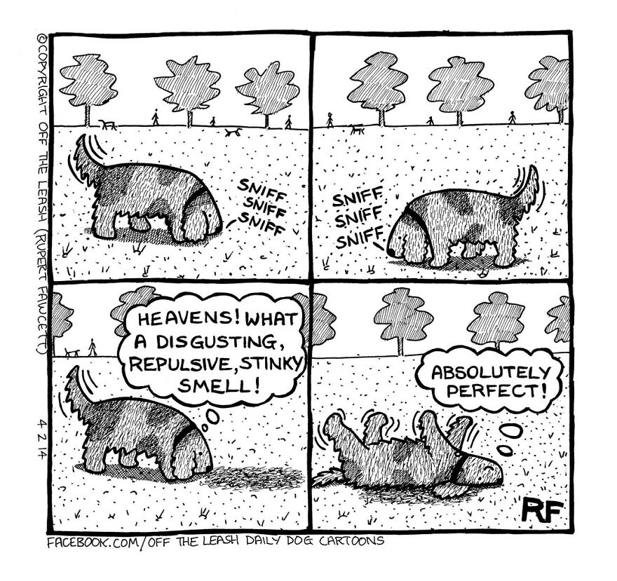 This Artist Captures Silly Moments That Happen In A Dog Owner's Life