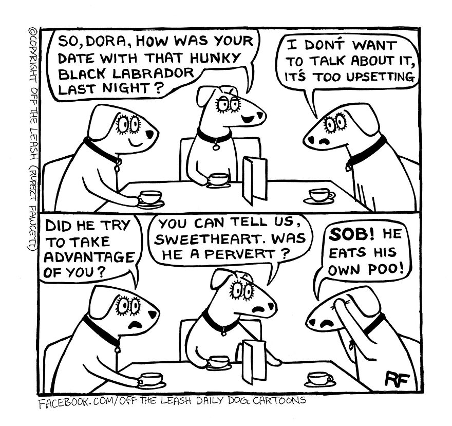 This Artist Captures Silly Moments That Happen In A Dog Owner's Life