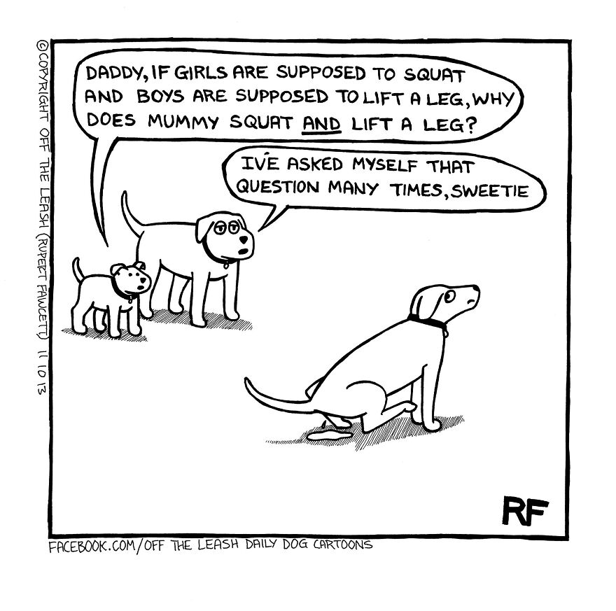 This Artist Captures Silly Moments That Happen In A Dog Owner's Life