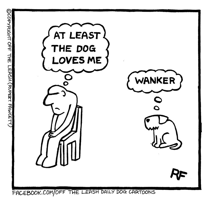 This Artist Captures Silly Moments That Happen In A Dog Owner's Life