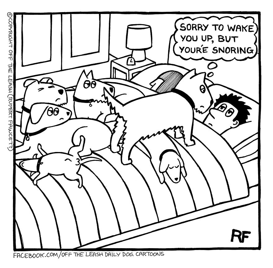 This Artist Captures Silly Moments That Happen In A Dog Owner's Life