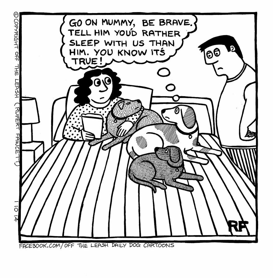 This Artist Captures Silly Moments That Happen In A Dog Owner's Life