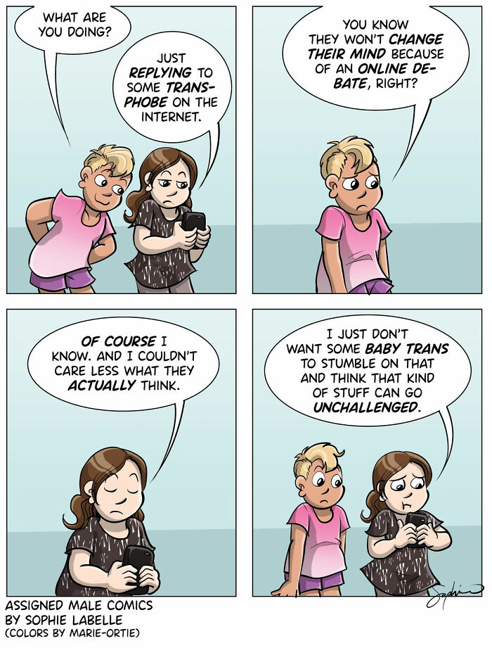 Comic About Trans And Queer People By Sophie Labelle