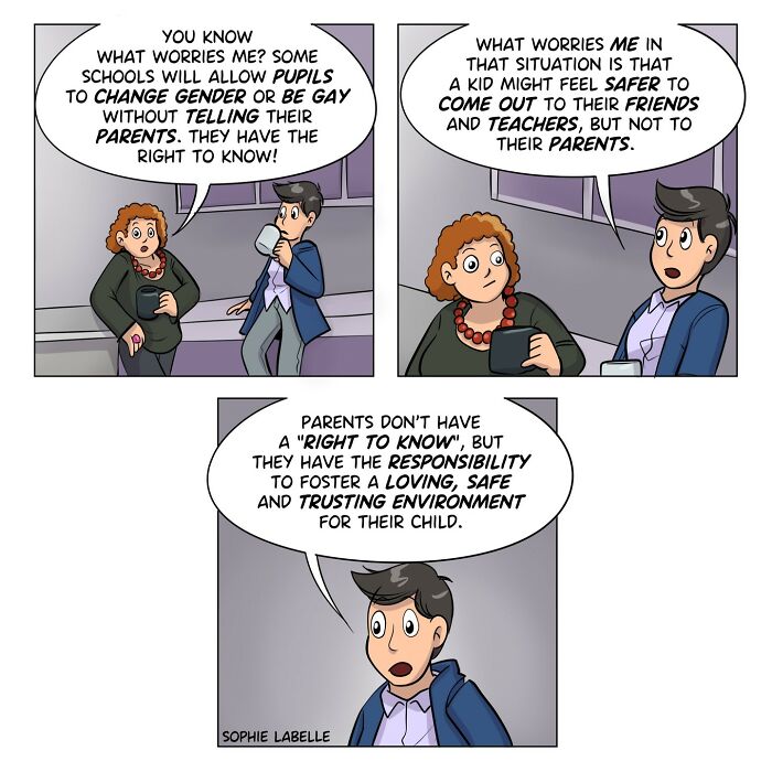 Comic About Trans And Queer People By Sophie Labelle