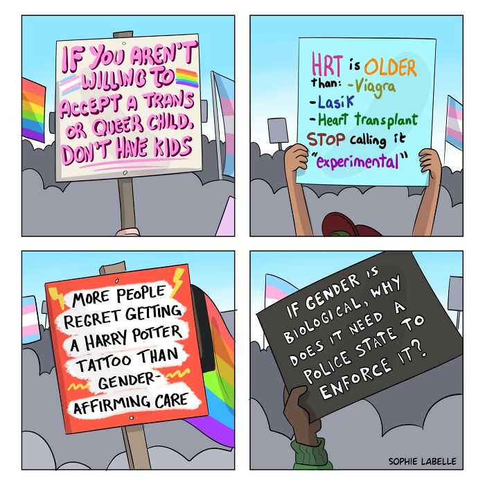 Comic About Trans And Queer People By Sophie Labelle