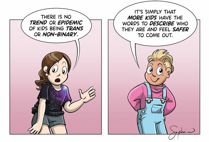 Comic About Trans And Queer People By Sophie Labelle