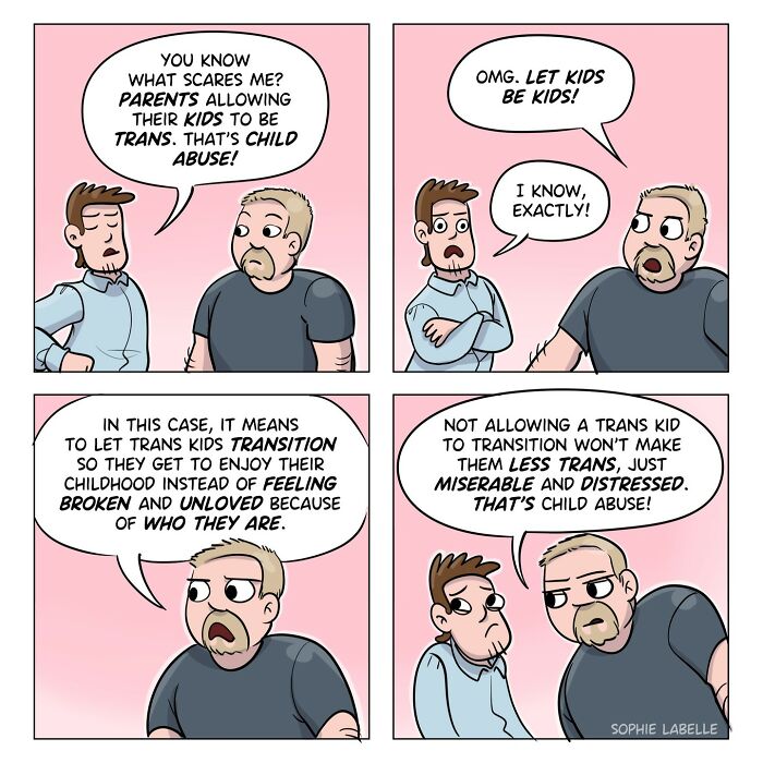 Comic About Trans And Queer People By Sophie Labelle