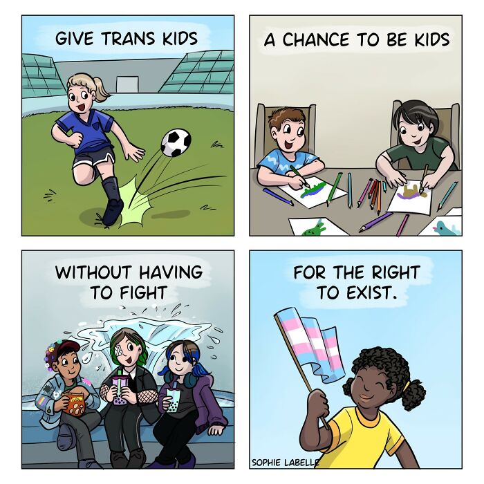 Comic About Trans And Queer People By Sophie Labelle