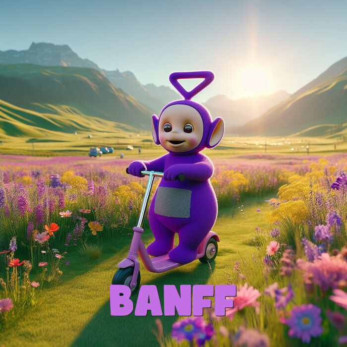 Tinky-Winky In Banff