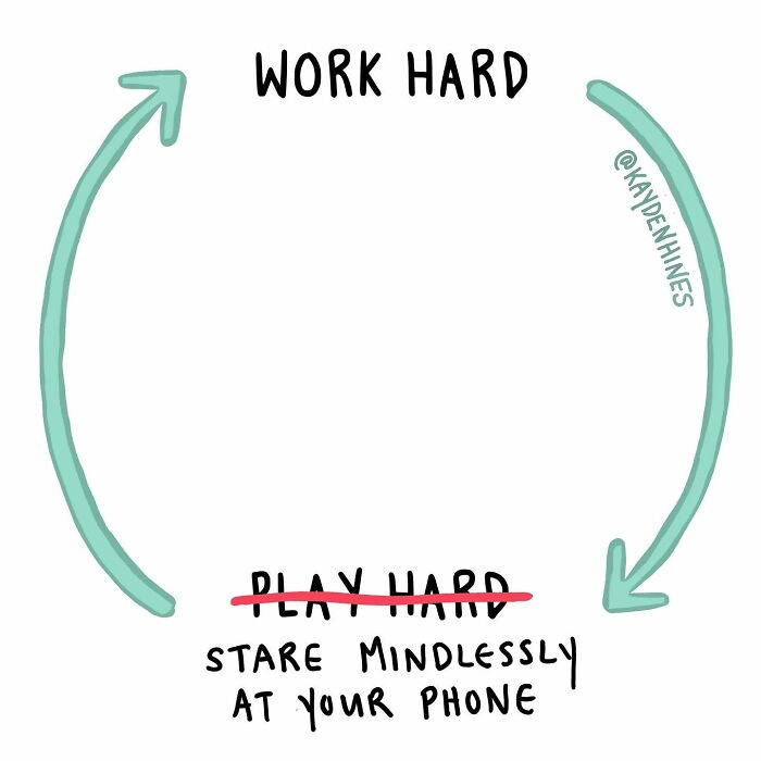 Funny Life Illustration By Kayden Hines