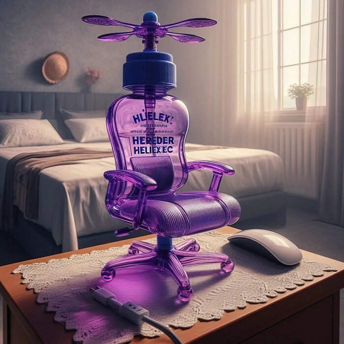 With The Help Of AI, I Made Nigerian Office Chairs Take To The Skies