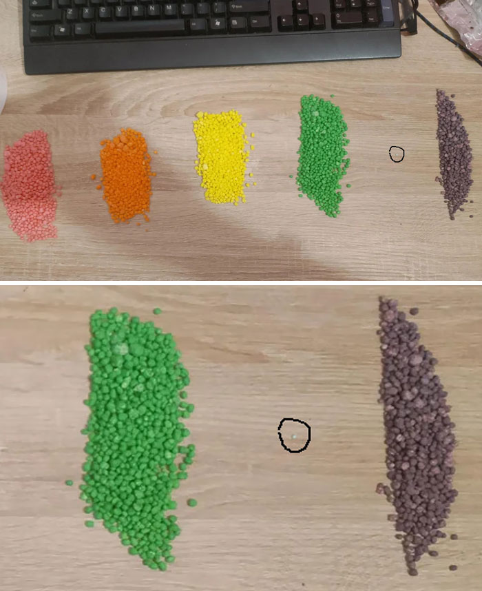 The Amount Of Blue Nerds In My Rainbow Nerds