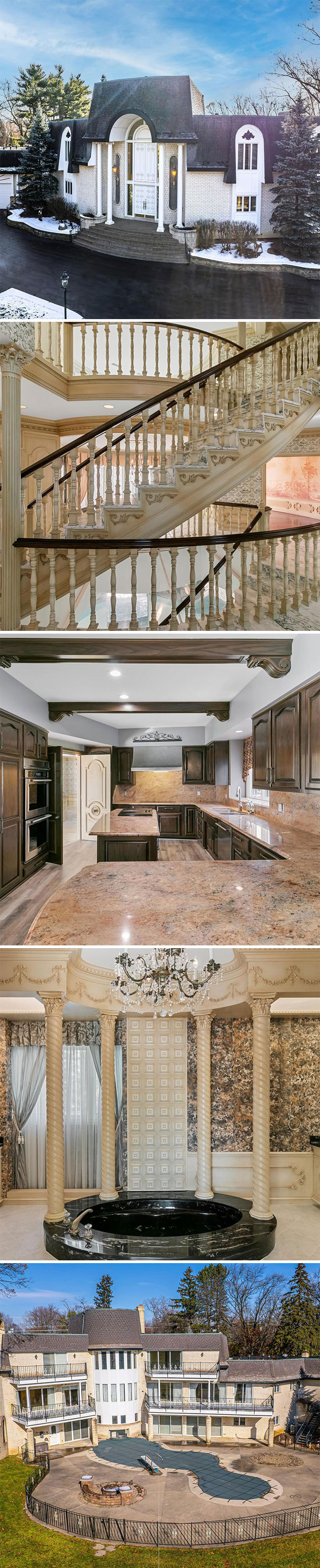 On Today’s Episode Of You Never Know What’s Going On Inside A Home, But Actually Maybe We Can Tell A Little Bit From The Outside. Here’s A Gorgeous Manse In Utica, Mi $1,100,000