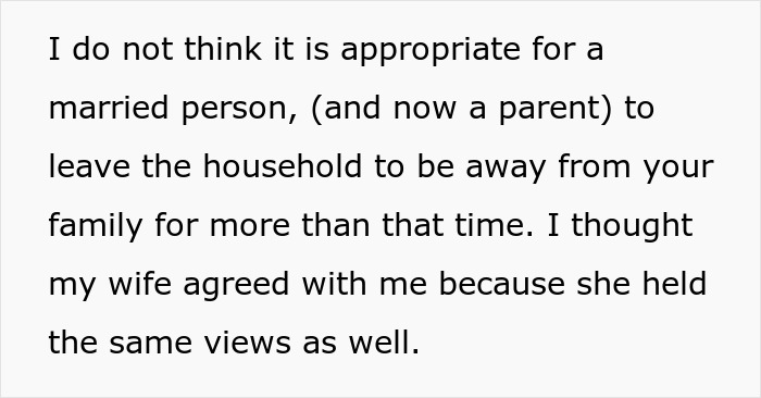 Husband Is Thinking Of Ending His Marriage After His Wife Asks For A Month Off From Being A Mom