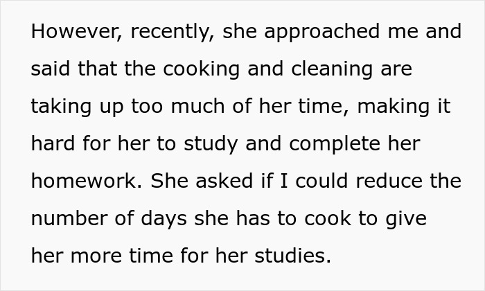 "Am I The Jerk For Expecting My Daughter To Stick To Our Chores-For-Rent Deal?"