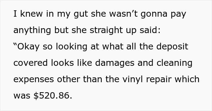 Trashy Roommate Refuses To Pay For Damages, Woman Finds Another Way To Take Her Money