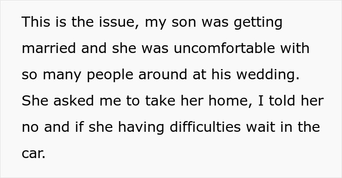 Mom Refuses To Drive Her Anxious Daughter Home During Son&rsquo;s Wedding, Family Drama Ensues