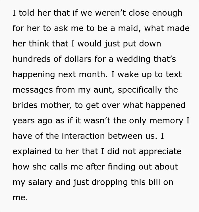 &ldquo;It&rsquo;s My Hard-Earned Money&rdquo;: Family Expects Woman To Pay For Cousin&rsquo;s Wedding, She Refuses