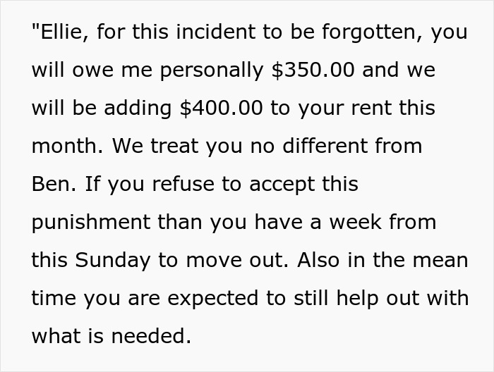 Woman Turns To BFF For Help After Entitled Stepdad Forces Her To Pay $750 As Punishment