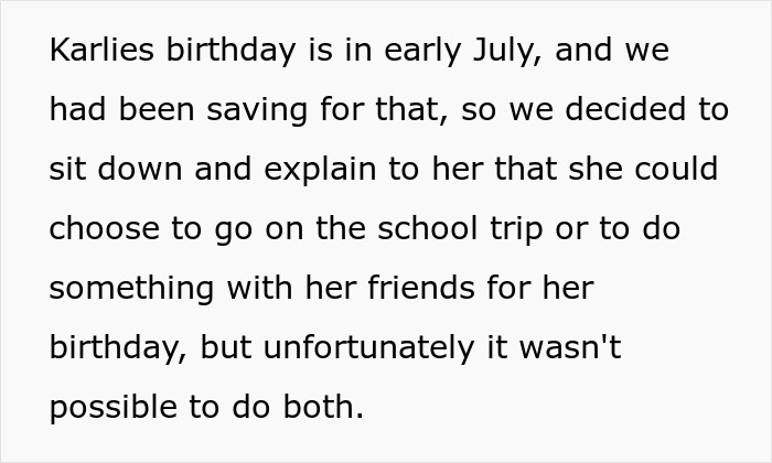 Teacher Tells Parents Their Financial Talk With Daughter Is Very Inappropriate