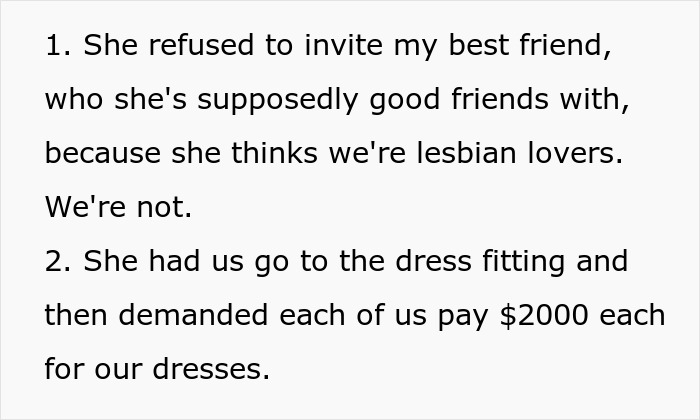 Woman Hits Peak Bridezilla After Demanding Bridesmaids Pay $5,000 In Cancellation Fees