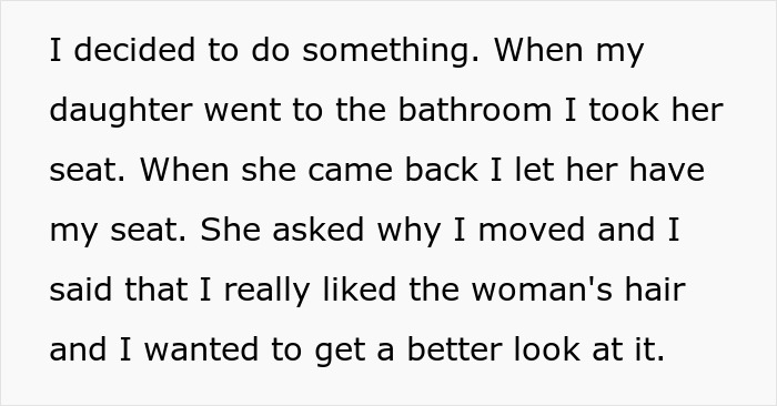 Dad Figures Out How To Make Woman On Plane Uncomfortable After She Refuses To Move Her Hair Away