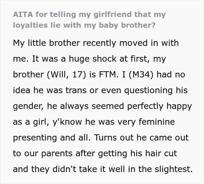 Man Ignores His Girlfriend’s Objections And Allows His Little Brother To Move In With Him Man Ignores His Girlfriend’s Objections And Allows His Little Brother To Move In With Him
