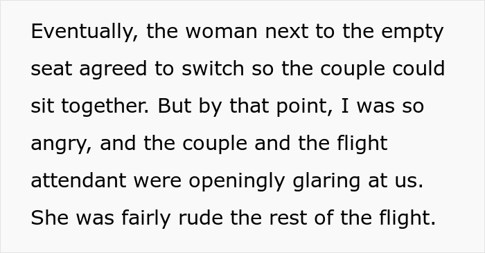 &ldquo;I Was So Absolutely Done&rdquo;: Woman Refuses To Be Moved From Her Seat By Entitled Passengers