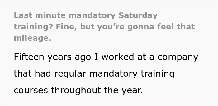 &ldquo;Last-Minute Mandatory Saturday Training? Fine&rdquo;: Workers Unite In Malicious Compliance