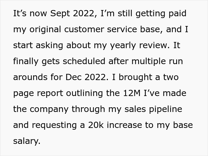 Person Earns Company Millions So They Ask For A $20k Raise, Quits Because Of Boss’ Dramatic Reaction Person Earns Company Millions So They Ask For A $20k Raise, Quits Because Of Boss’ Dramatic Reaction
