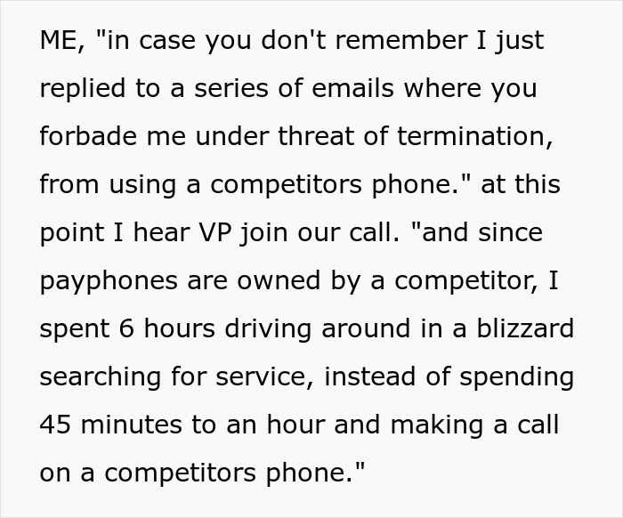 Employee Gets New Boss Fired After Proving His Rule Not To Use Competitor’s Phone Was A Mistake Employee Gets New Boss Fired After Proving His Rule Not To Use Competitor’s Phone Was A Mistake