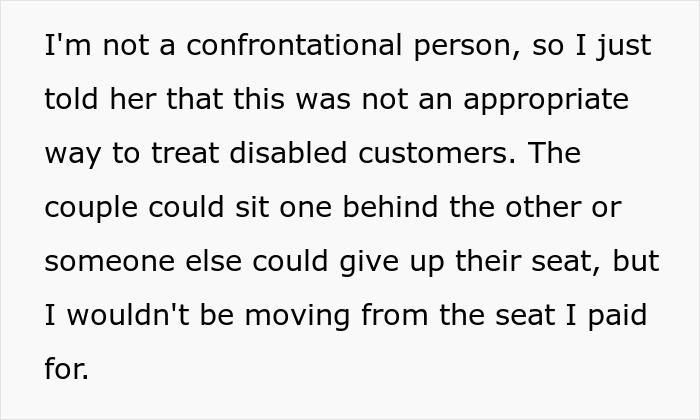 &ldquo;I Was So Absolutely Done&rdquo;: Woman Refuses To Be Moved From Her Seat By Entitled Passengers