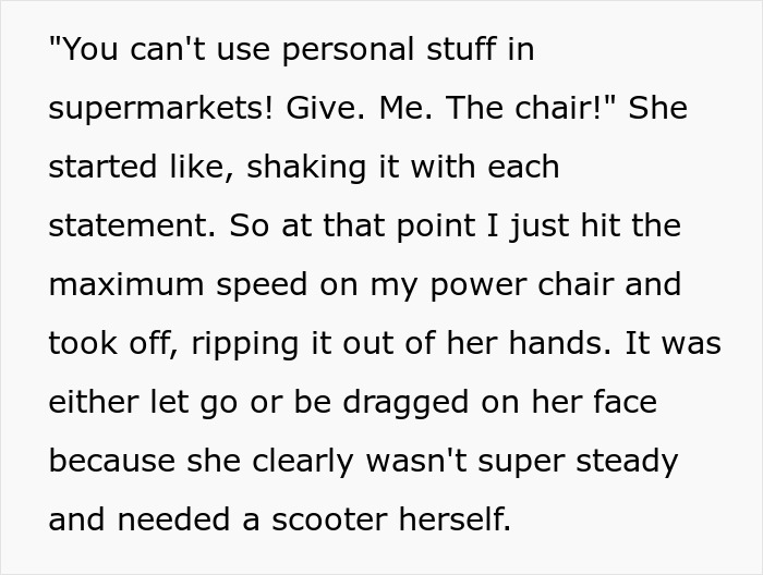 Woman Shakes Person&rsquo;s Wheelchair, Demands They Give It To Her Since She&rsquo;s Older