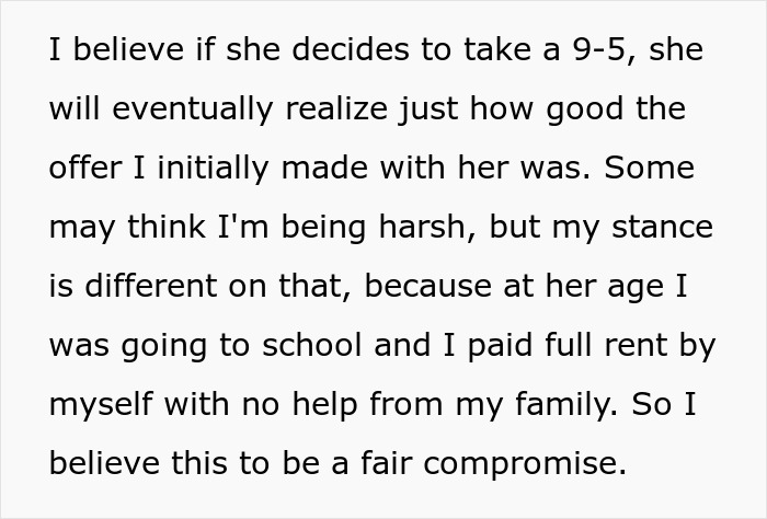 "Am I The Jerk For Expecting My Daughter To Stick To Our Chores-For-Rent Deal?"