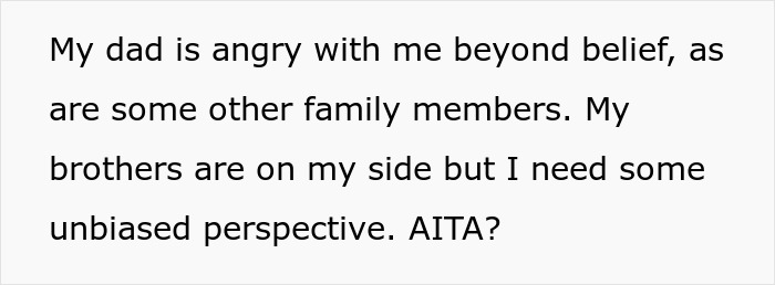“AITA For Telling My Mom We Don’t View Her Eldest As Our Brother And To Stop Forcing Him On Us?” “AITA For Telling My Mom We Don’t View Her Eldest As Our Brother And To Stop Forcing Him On Us?”
