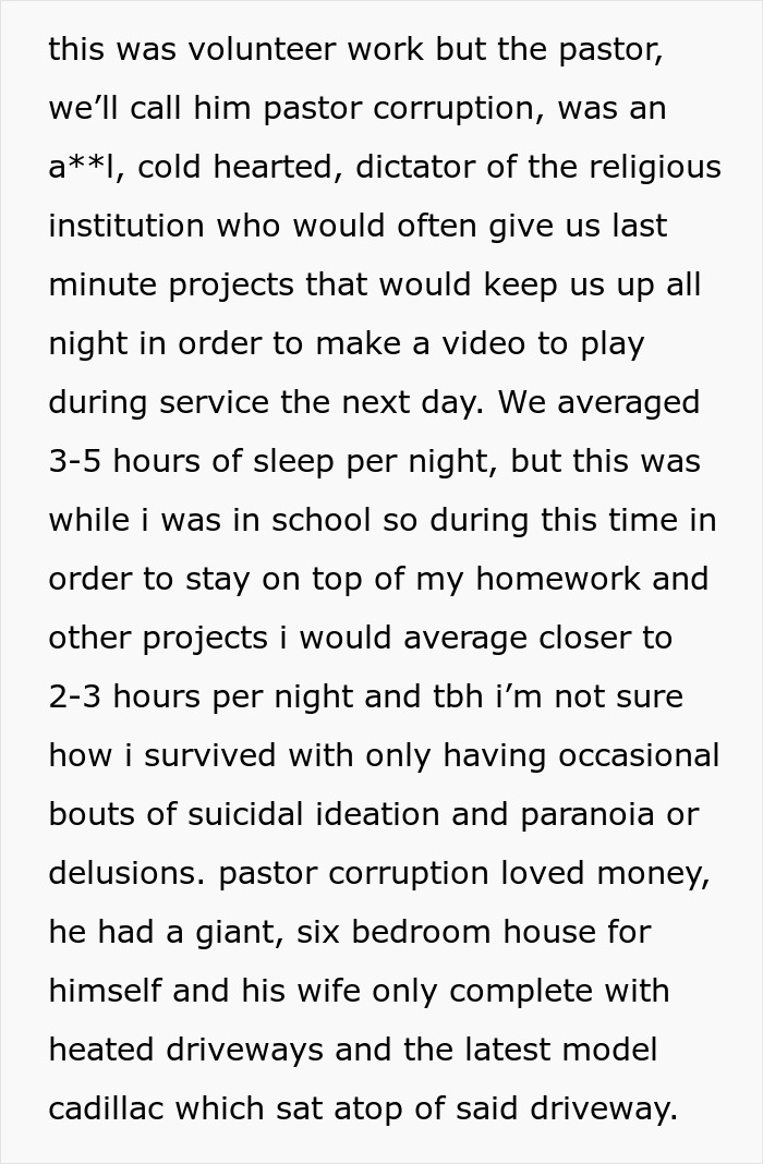 Broke College Student Gets Coerced To Give $300 Towards Pastor's Gift, Makes The Church Regret It