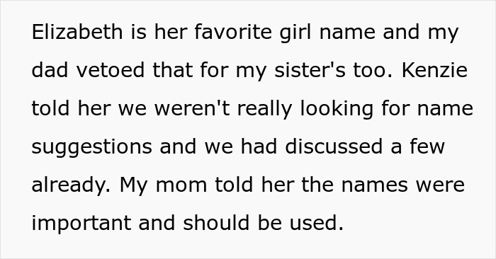 &ldquo;AITA For Telling My Mom She Has Zero Rights To Name My Wife&rsquo;s And My Child&rdquo;